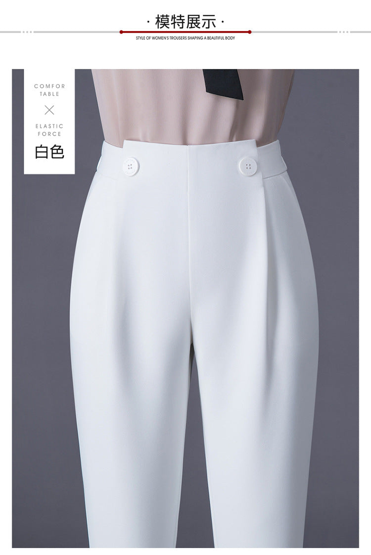 SOOYEH-NS Womens Pants White 007