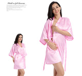 SOOYEH-NS Womens Robe Pink 002