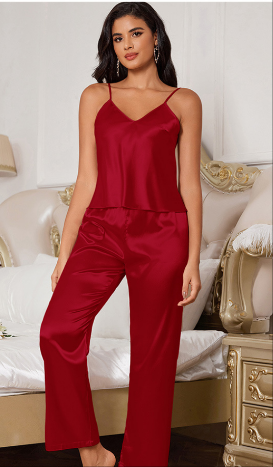 SOOYEH-NS Camisole Set Wine 002
