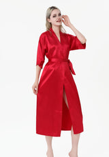 SOOYEH-NS Womens Robe Red 007