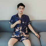 SOOYEH-NS Womens Pajamas DarkBlue 002