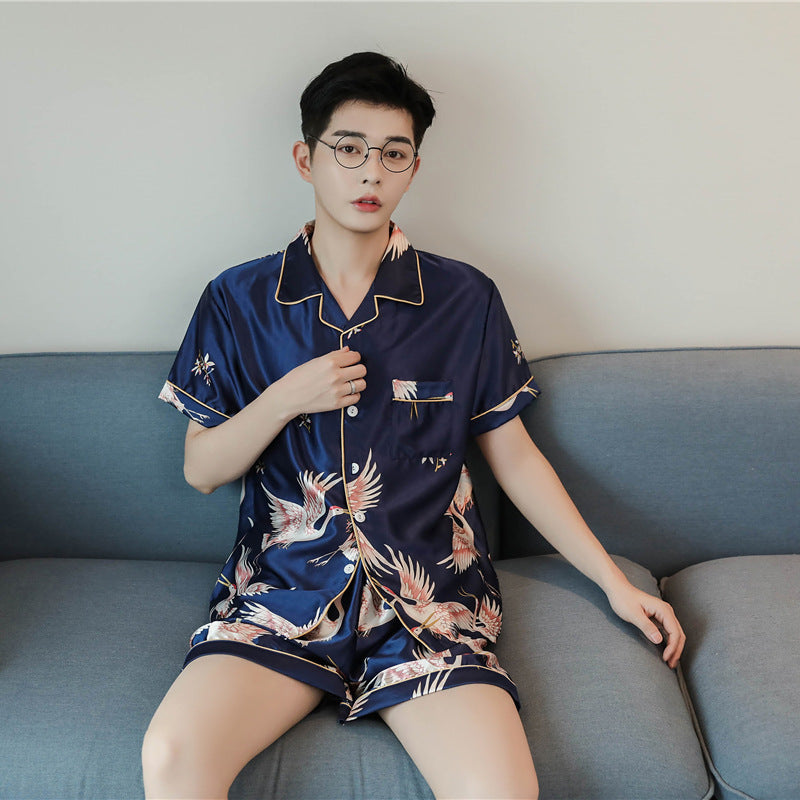 SOOYEH-NS Womens Pajamas DarkBlue 002