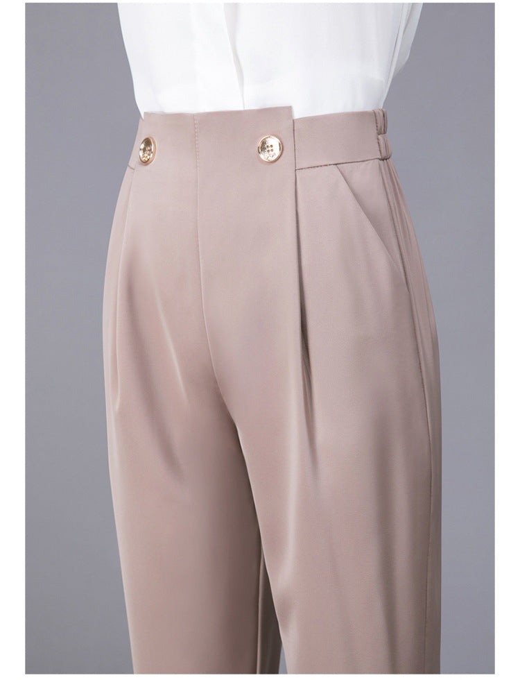 SOOYEH-NS Womens Pants Champagne 003