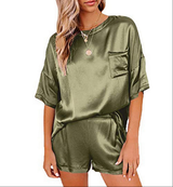 SOOYEH-NS Womens Pajamas GrayishGreen 001
