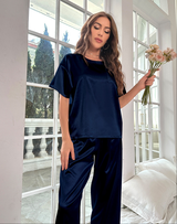 SOOYEH-NS Womens Pajamas DarkBlue 001