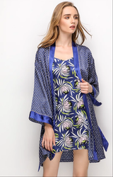 SOOYEH-NS Womens Robe Blue 007