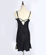 SOOYEH-NS Nightgown&Robe Set Black 006