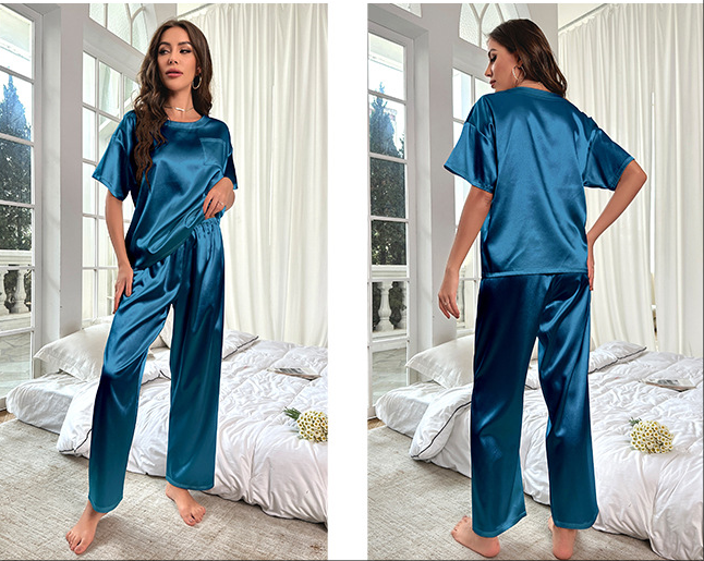 SOOYEH-NS Womens Pajamas Teal 002
