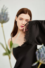 SOOYEH-NS Womens Robe Black 003