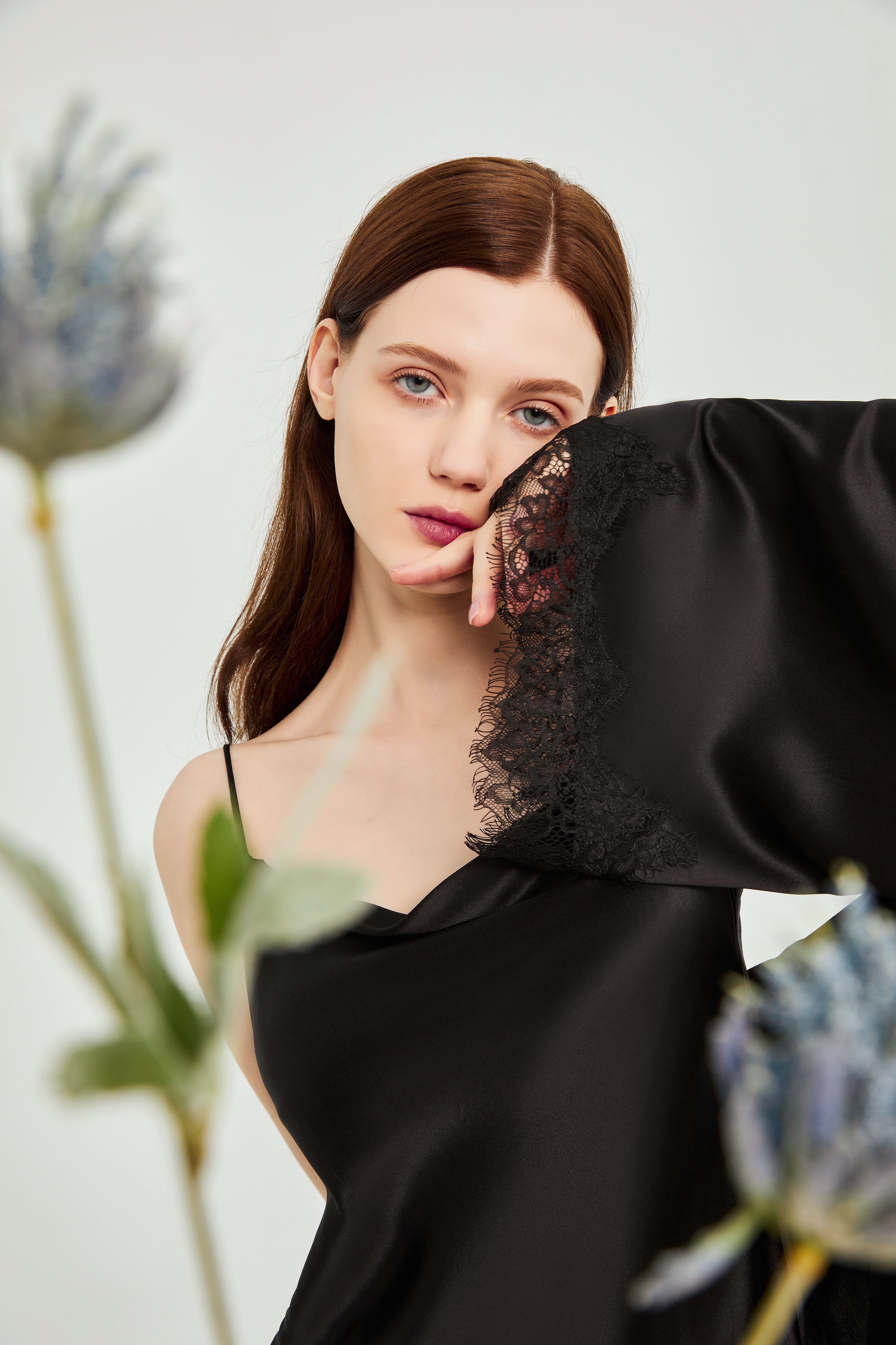 SOOYEH-NS Womens Robe Black 003