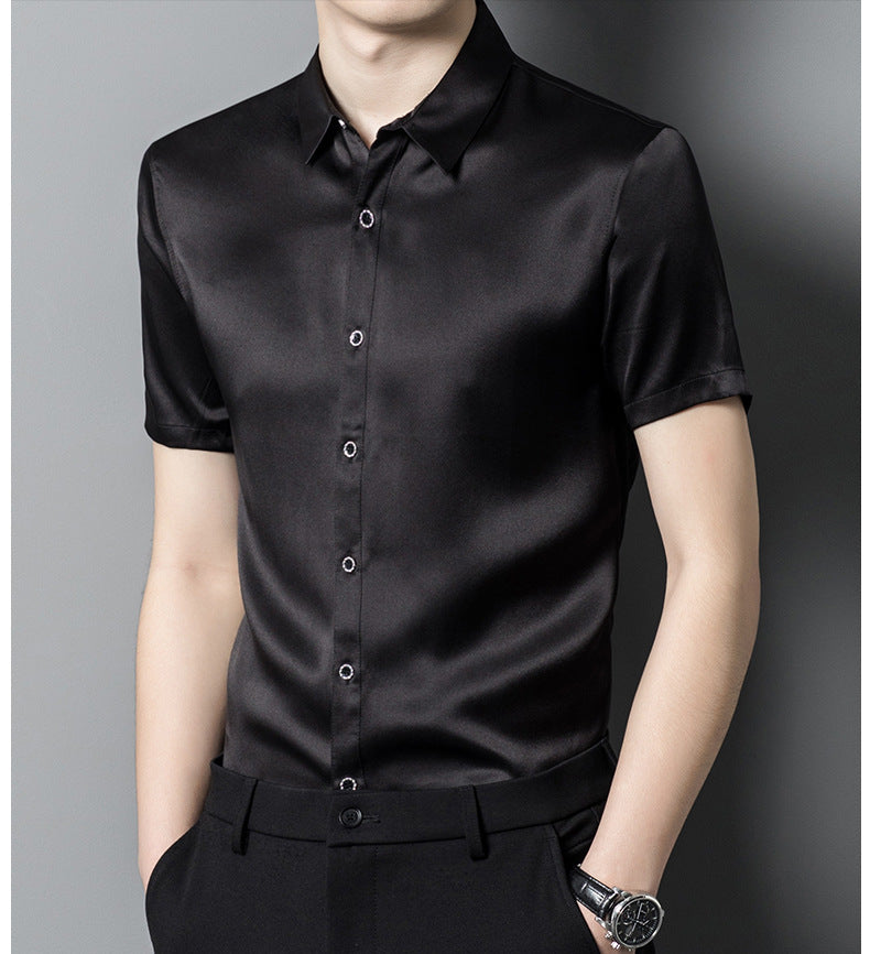 SOOYEH-NS Mens Shirt Black 001