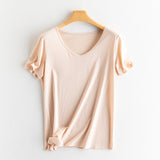 SOOYEH-NS Womens T-Shirt Beige 001
