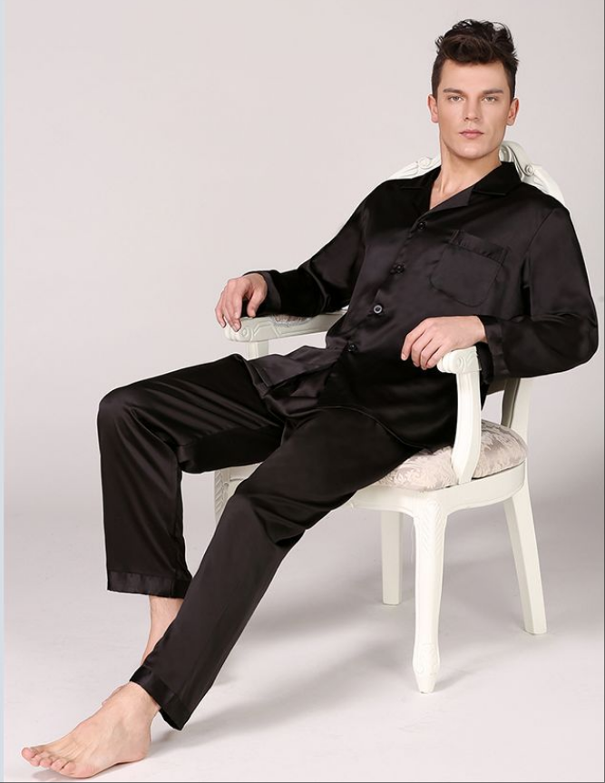 SOOYEH-NS Mens Pajamas Black 005