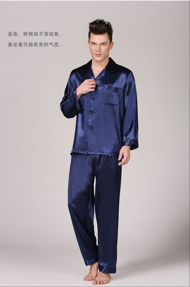 SOOYEH-NS Mens Pajamas DarkBlue 008