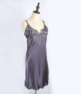 SOOYEH-NS Nightgown&Robe Set PurpleGray 009