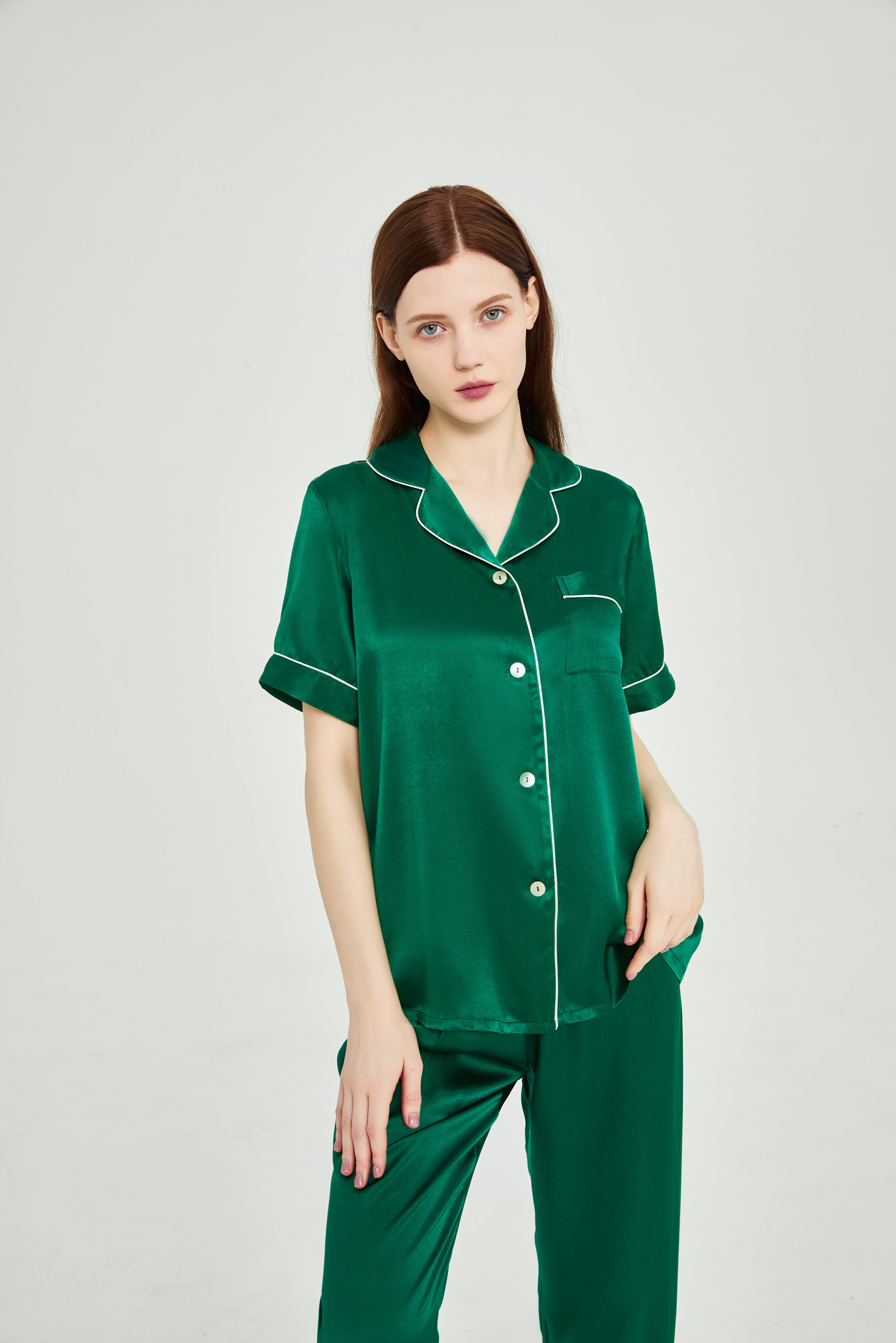 SOOYEH-NS Womens Pajamas Green 002