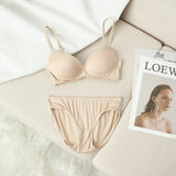 SOOYEH-NS Bra&Panty Set Beige 001