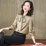 SOOYEH-NS Womens Shirt Coffee 001