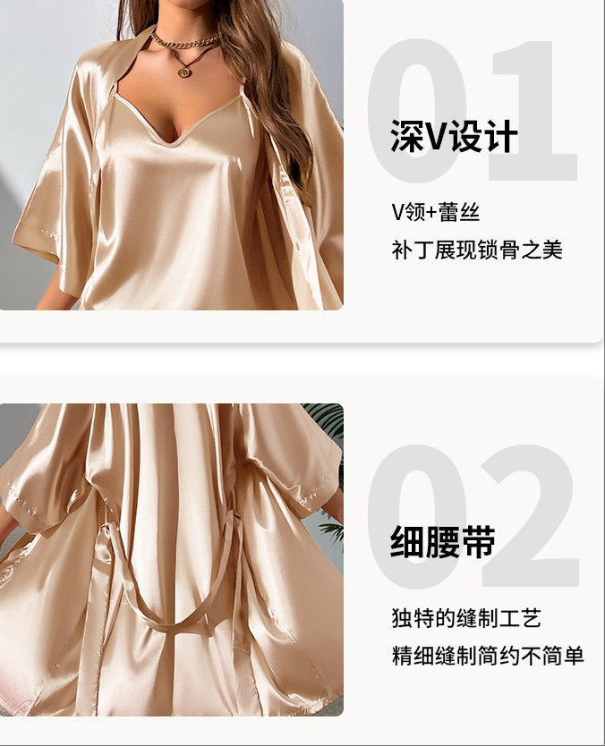 SOOYEH-NS Womens Pajamas White 002