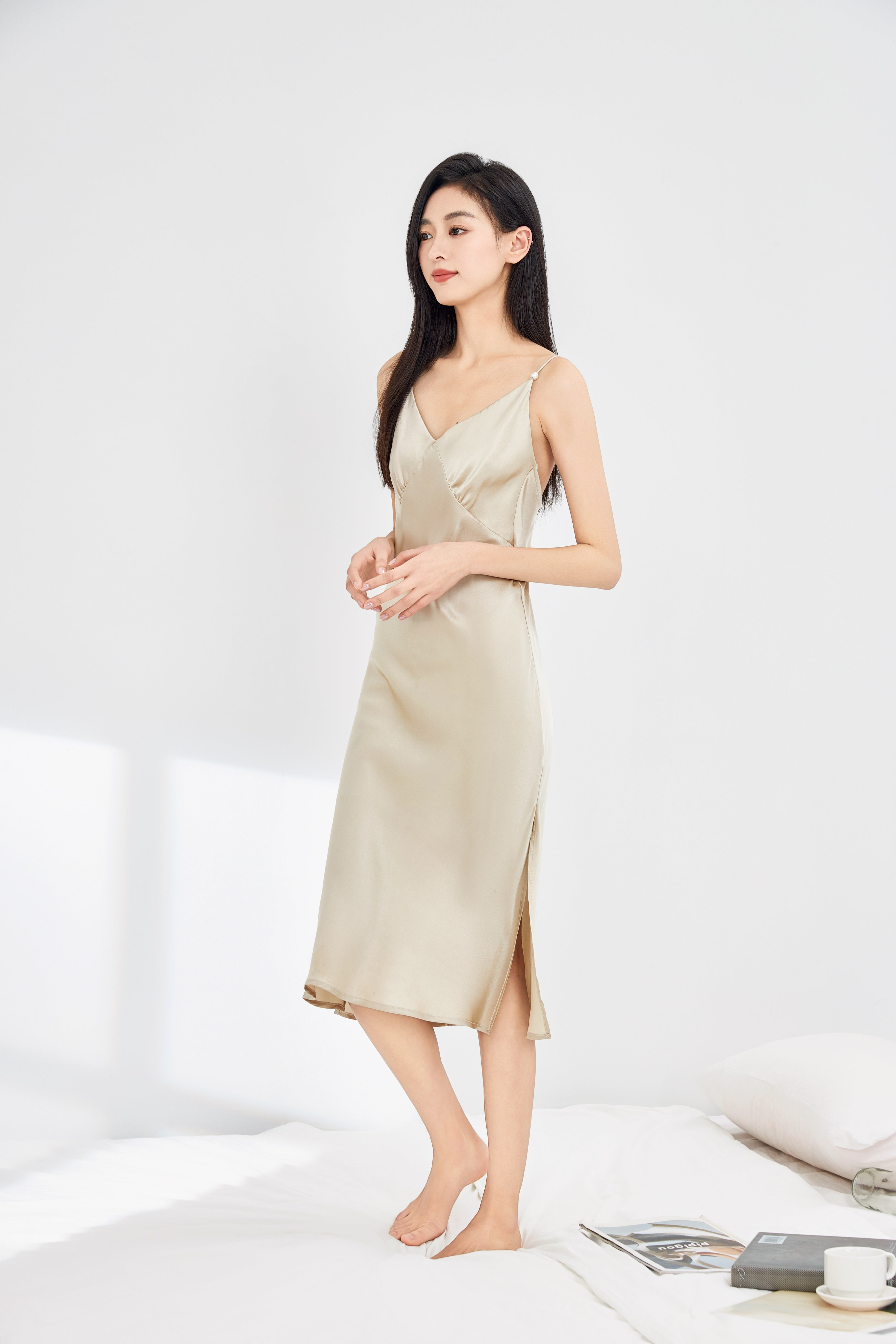 SOOYEH-NS Dress Beige 002