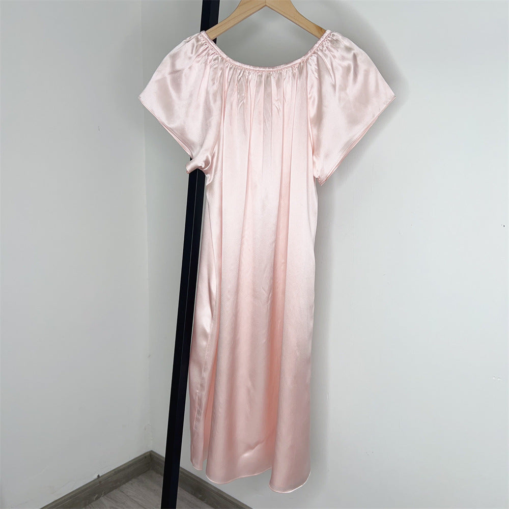 SilkSilky-NS Nightgown LightPink 006