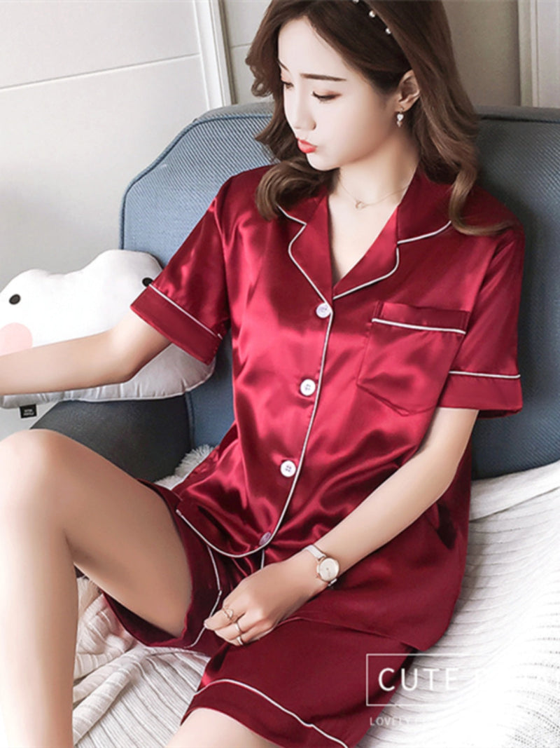 Wholesale Charmeuse Short Pajama Set