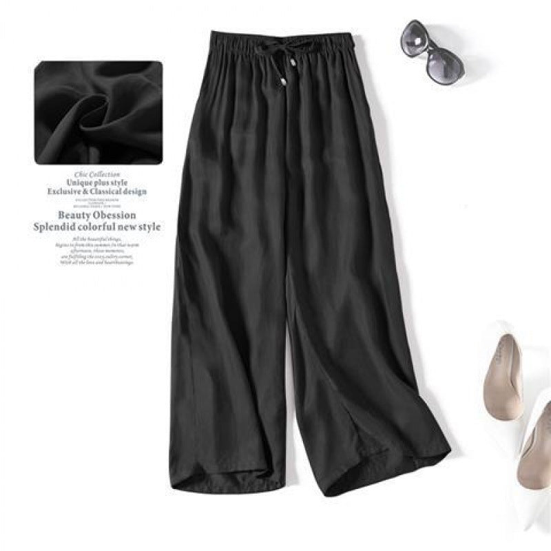 SOOYEH-NS Plus Size Womens Pants Black 001