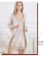 SOOYEH-NS Womens Robe Ivory 001