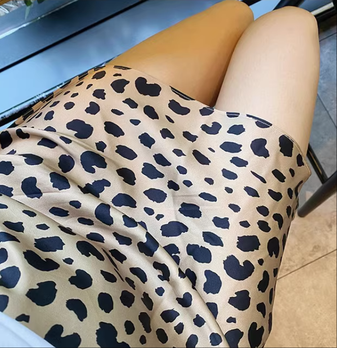 SOOYEH-NS Skirt Leopard 004