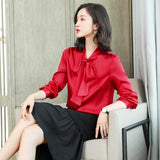 SOOYEH-NS Womens Shirt Wine 001