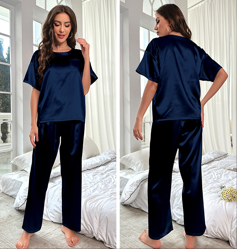 SOOYEH-NS Womens Pajamas DarkBlue 003