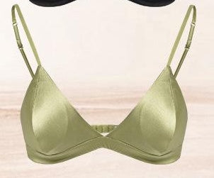 Wholesale Charmeuse Bra Panty Set-2pcs