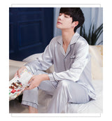 SOOYEH-NS Mens Pajamas Gray 001