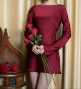 SOOYEH-NS Dress DarkRed 001