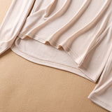 SOOYEH-NS Womens T-Shirt Beige 002