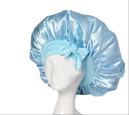 Wholesale Charmeuse Elegant Sleep Cap with Long Ribbons