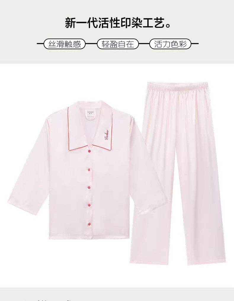 SOOYEH-NS Womens Pajamas LightPink 003