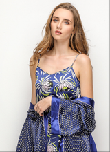 SOOYEH-NS Womens Robe Blue 005
