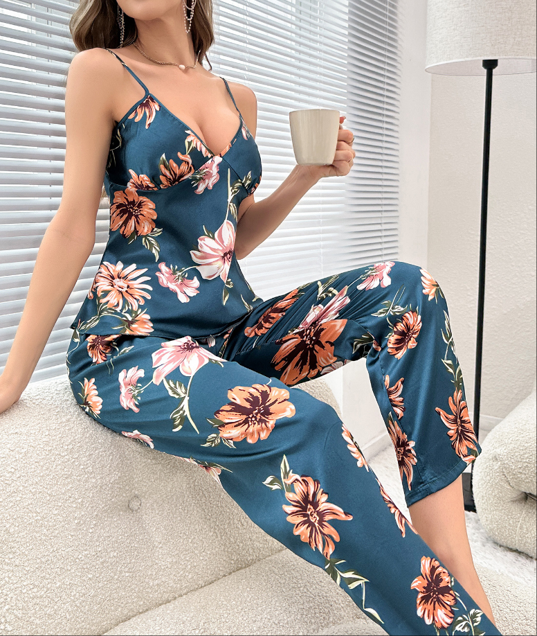 SOOYEH-NS Womens Pajamas DarkBlue 002