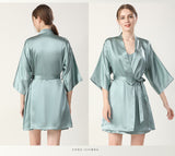 SOOYEH-NS Nightgown&Robe Set MintGreen 003