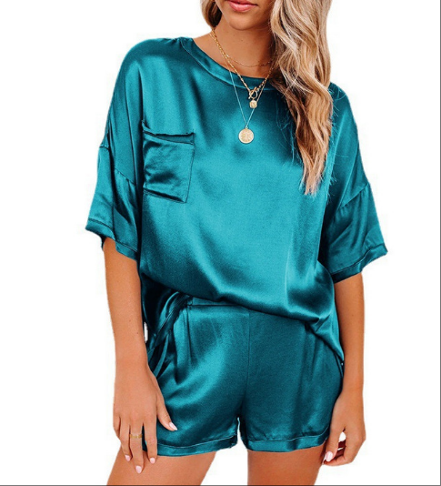 SOOYEH-NS Womens Pajamas Teal 004