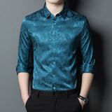 SOOYEH-NS Mens Shirt Teal 003