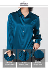 SOOYEH-NS Womens Shirt Teal 003