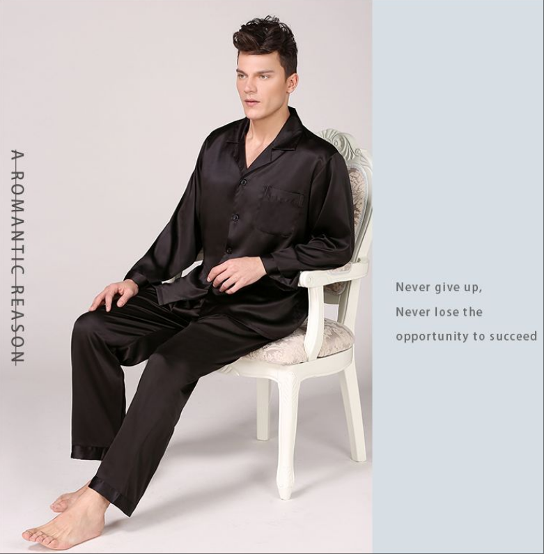 SOOYEH-NS Mens Pajamas Black 004