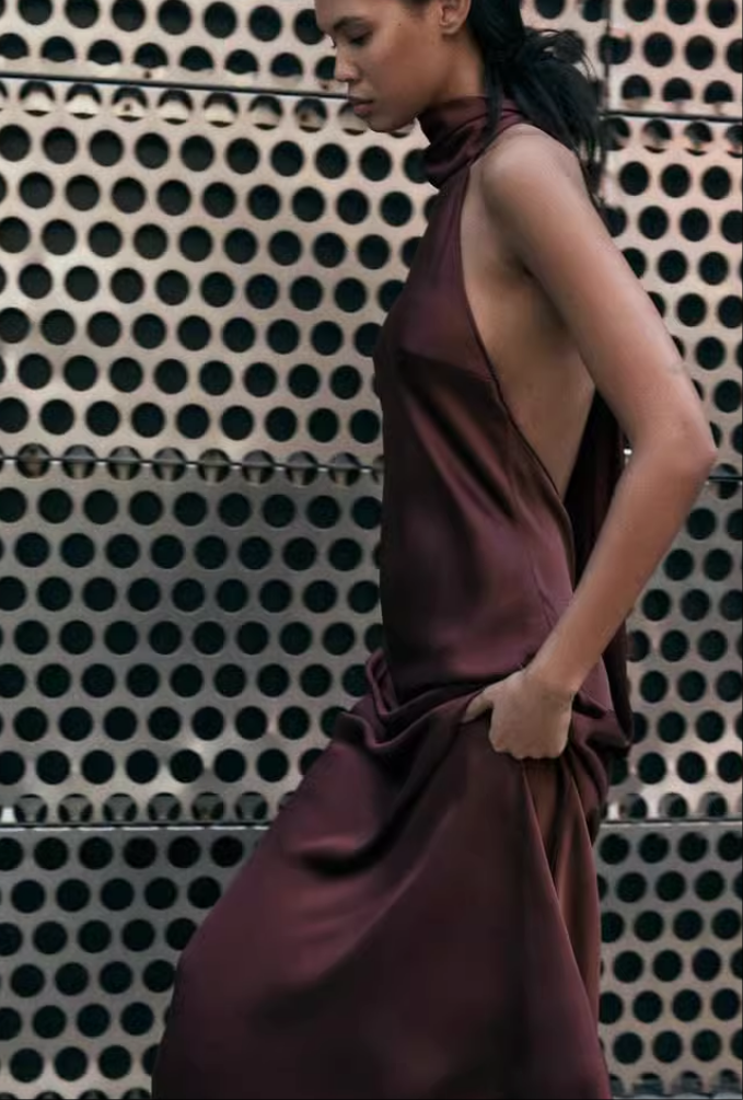 SOOYEH-NS Dress Brown 003
