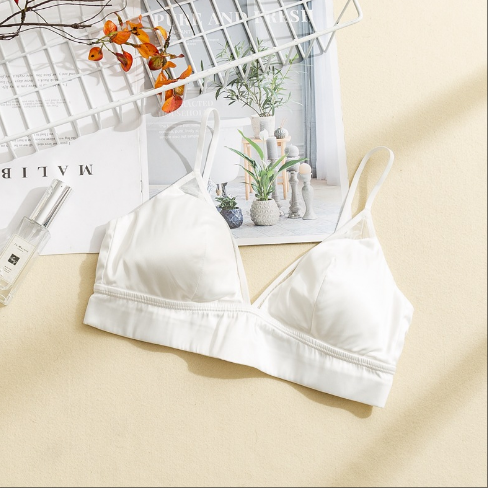 Wholesale Sexy Comfy Satin Blend Bralette (Panty not included)