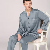SOOYEH-NS Mens Pajamas SteelBlue 001