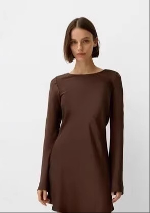 SOOYEH-NS Dress Coffee 002
