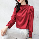 SOOYEH-NS Womens Shirt Red 002