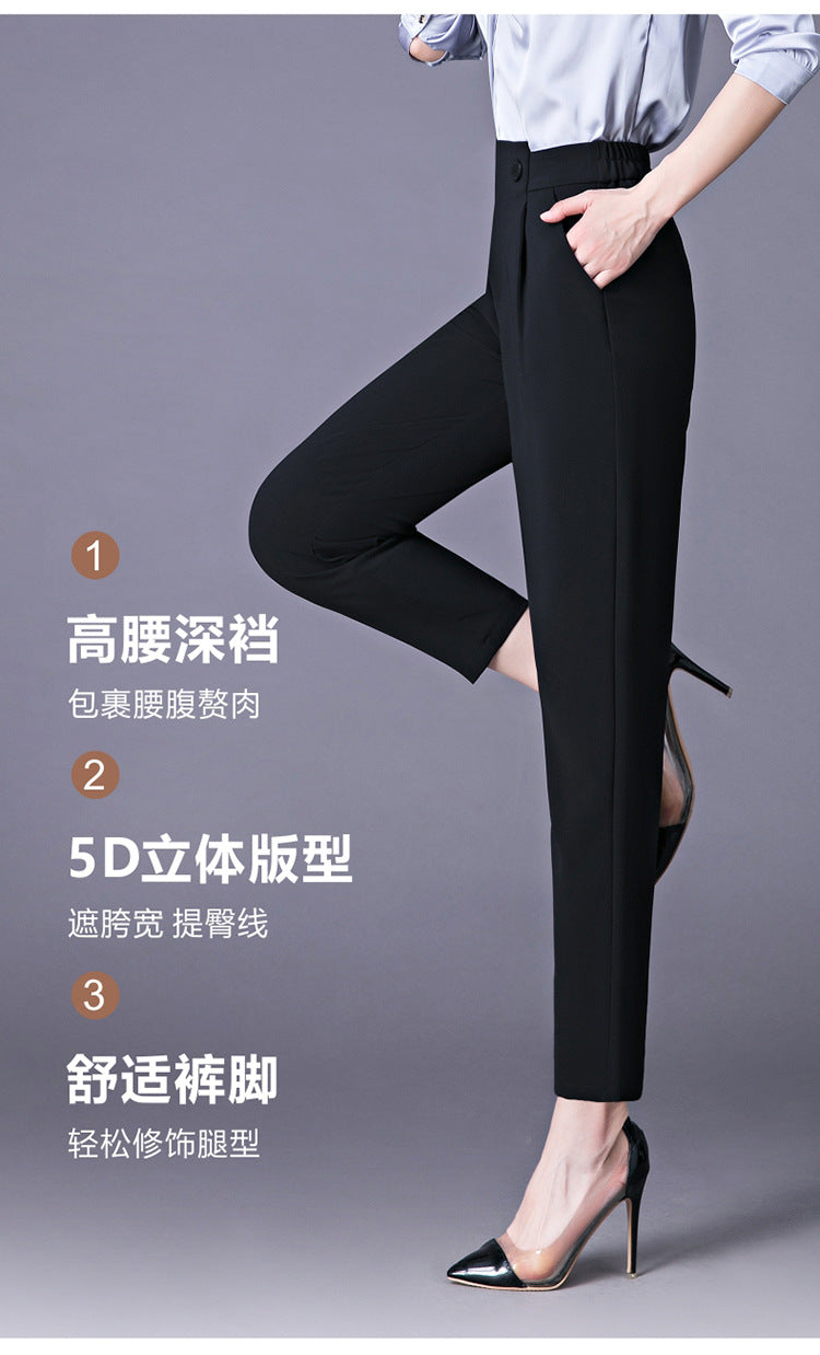 Wholesale Timeless Pleated Wide-Leg Satin Long Pants
